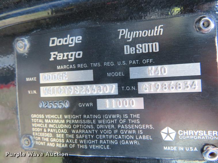 image for item DI9853 1980 Dodge Ram Power Wagon 400 Pierce mini pumper fire truck