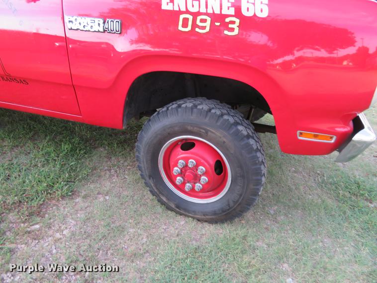 image for item DI9853 1980 Dodge Ram Power Wagon 400 Pierce mini pumper fire truck