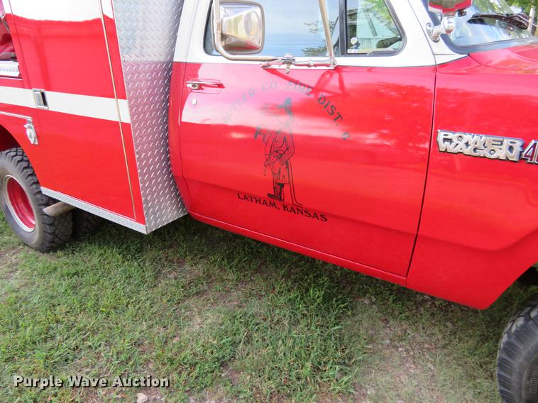 image for item DI9853 1980 Dodge Ram Power Wagon 400 Pierce mini pumper fire truck