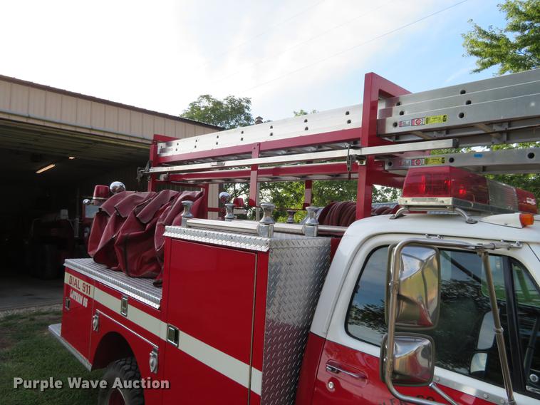 image for item DI9853 1980 Dodge Ram Power Wagon 400 Pierce mini pumper fire truck