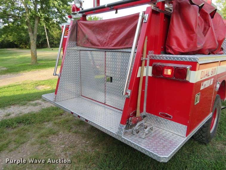image for item DI9853 1980 Dodge Ram Power Wagon 400 Pierce mini pumper fire truck