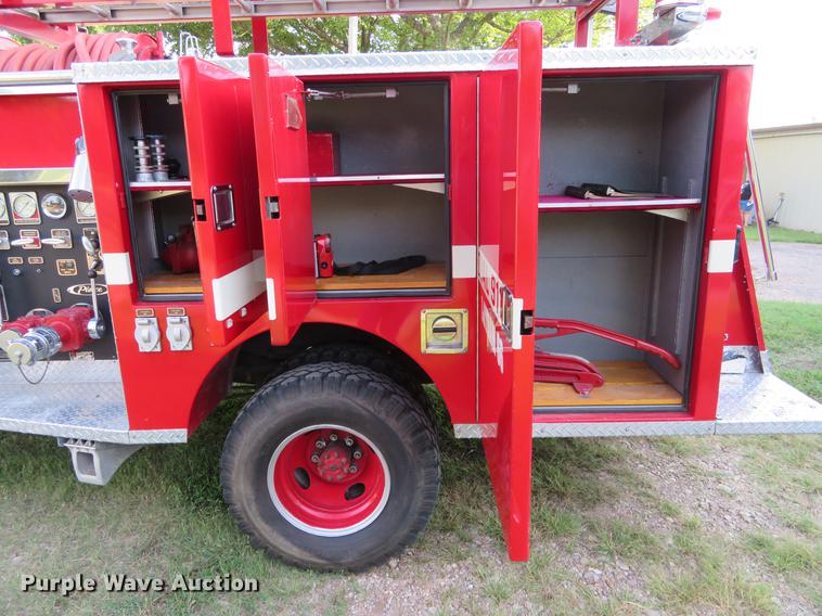 image for item DI9853 1980 Dodge Ram Power Wagon 400 Pierce mini pumper fire truck