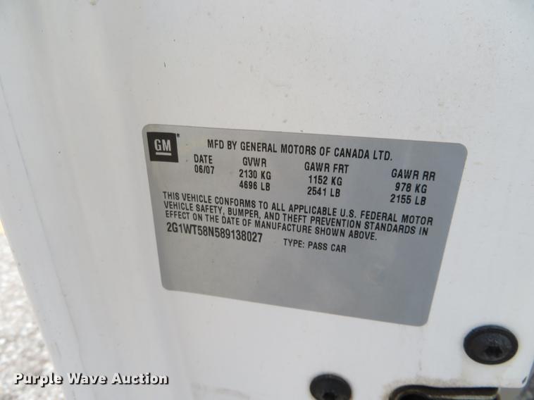 image for item DI9880 2008 Chevrolet Impala LT