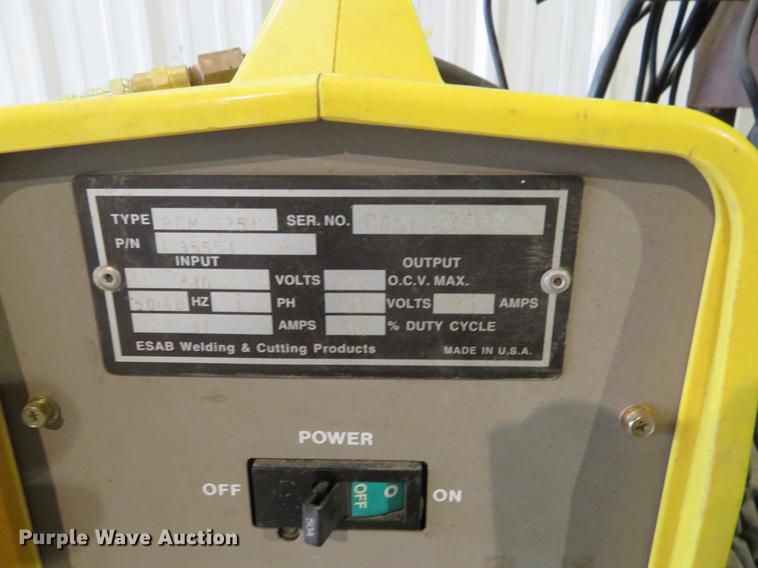 image for item DI9895 Esab PCM-625I plasma cutter
