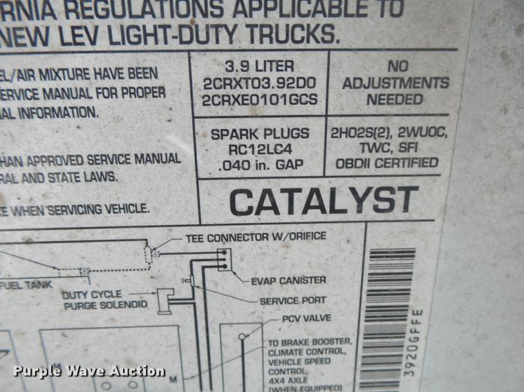 image for item DS9715 2000 Dodge Dakota pickup truck