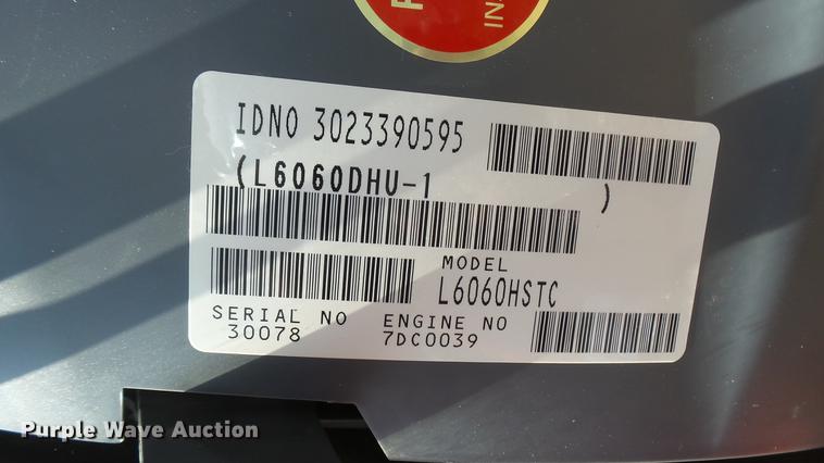 image for item EB9073 Kubota L6060 MFWD tractor