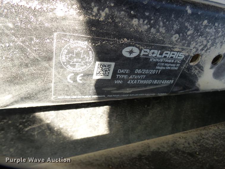 image for item K1843 2011 Polaris Ranger 900 utility vehicle