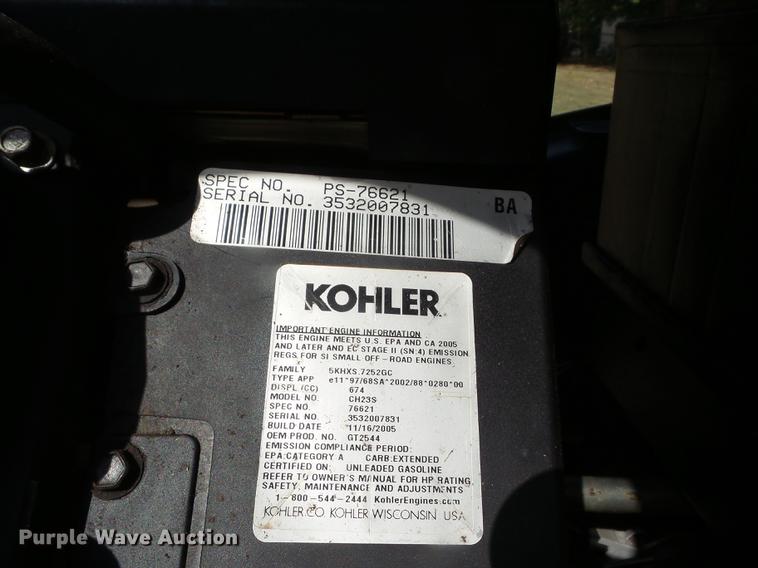 image for item K6394 Cub Cadet GT2544 lawn mower