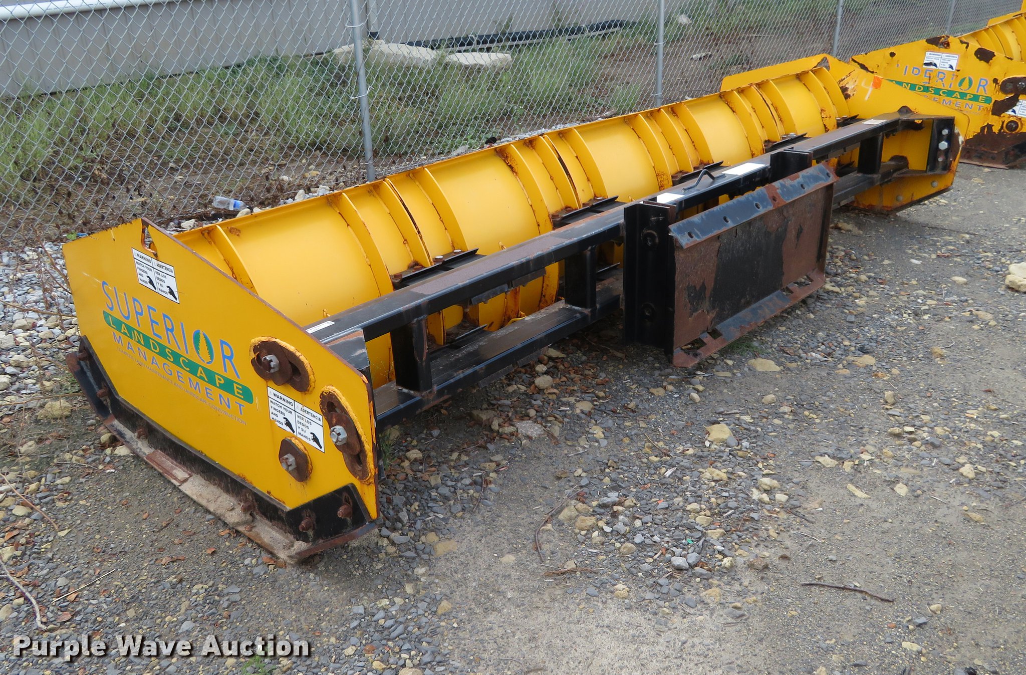 Artic skid steer snow pusher in Andover, KS Item DI9911 sold Purple