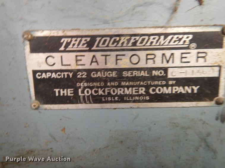 image for item DS9836 The Lockformer Company cleatformer