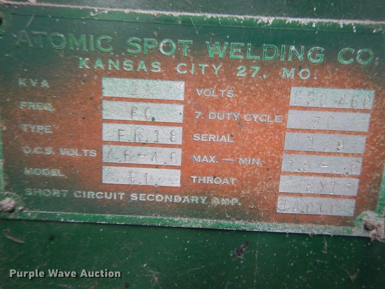 image for item DS9839 Atomic PP spot welder