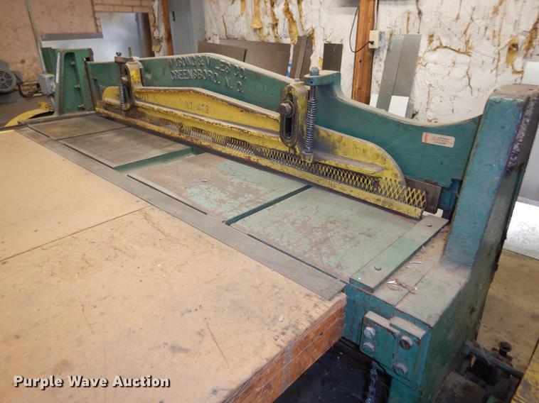 image for item DS9845 Wysong & Miles Co. sheet metal shear