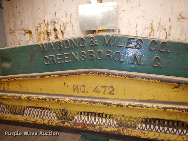 image for item DS9845 Wysong & Miles Co. sheet metal shear