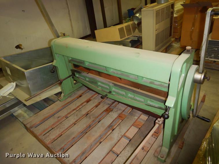 image for item DS9874 Sheet metal bender/shear/slip roll machine