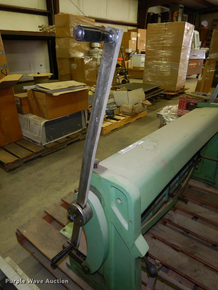 image for item DS9874 Sheet metal bender/shear/slip roll machine