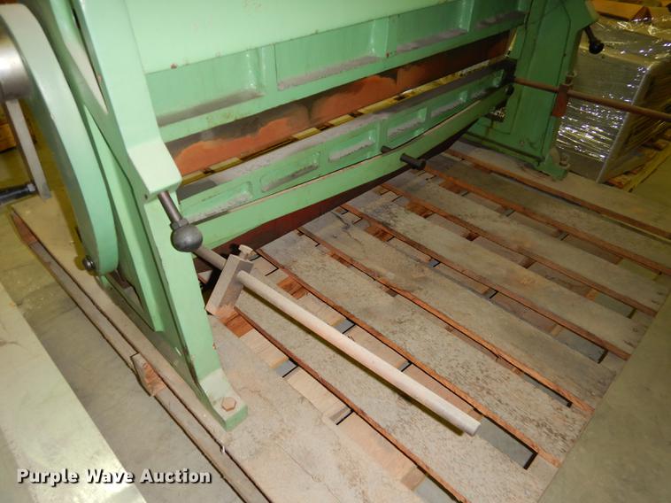 image for item DS9874 Sheet metal bender/shear/slip roll machine