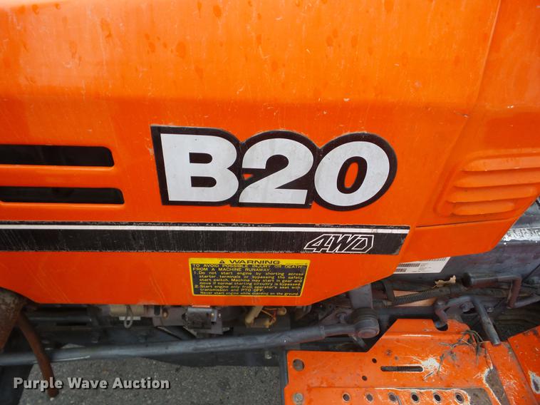 image for item K6370 Kubota B20 MFWD tractor