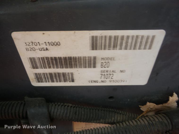 image for item K6370 Kubota B20 MFWD tractor