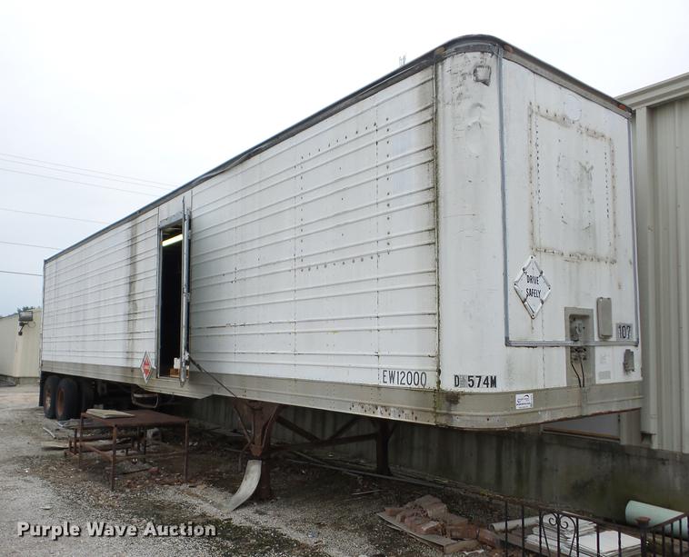 image for item K6376 1974 Great Dane 731T45 dry van trailer