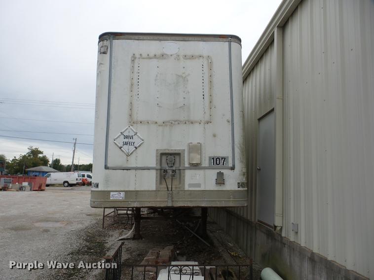 image for item K6376 1974 Great Dane 731T45 dry van trailer