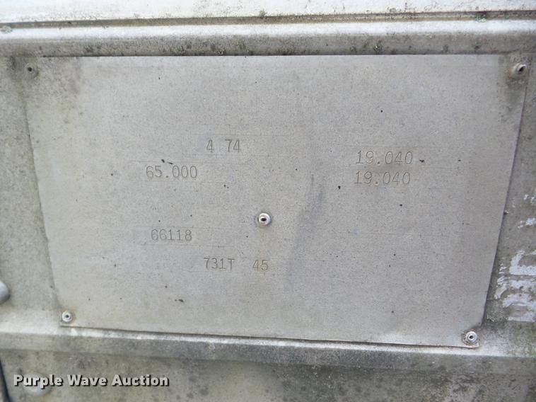 image for item K6376 1974 Great Dane 731T45 dry van trailer