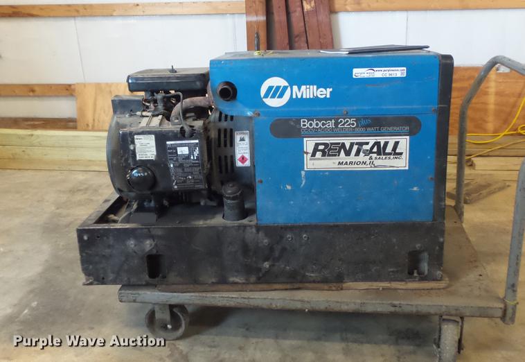 image for item CC9613 1997 Miller Bobcat 225G Plus welder/generator