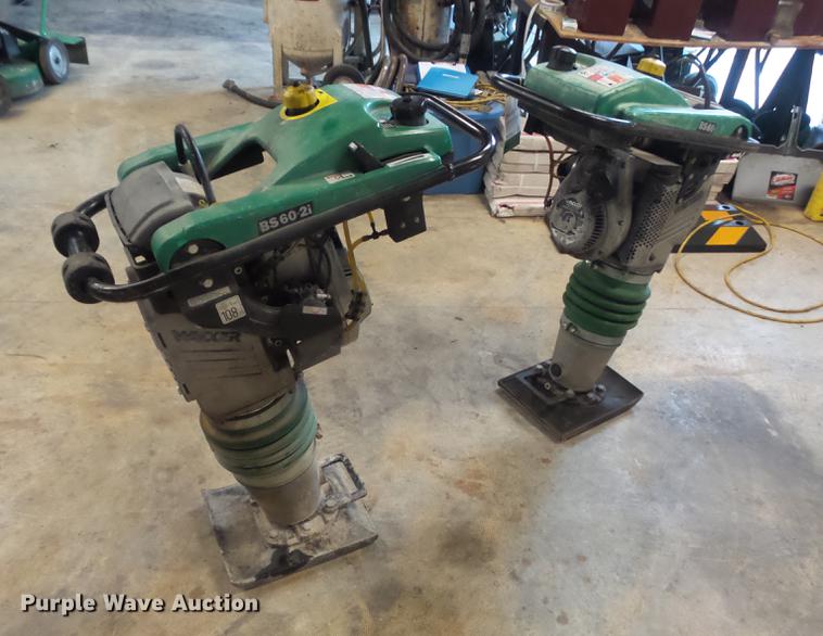 image for item CC9615 (2) 2005 Wacker BS60-2i compactors