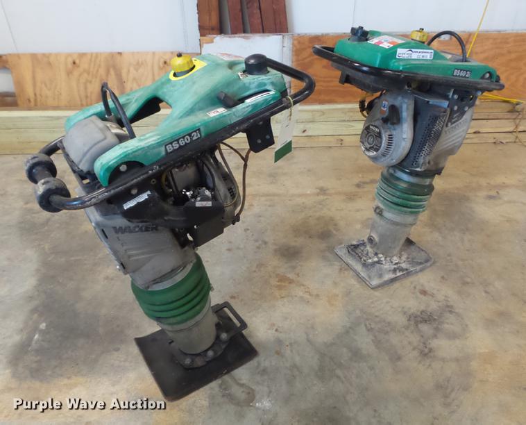 image for item CC9615 (2) 2005 Wacker BS60-2i compactors