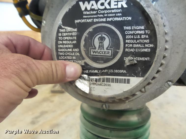 image for item CC9615 (2) 2005 Wacker BS60-2i compactors