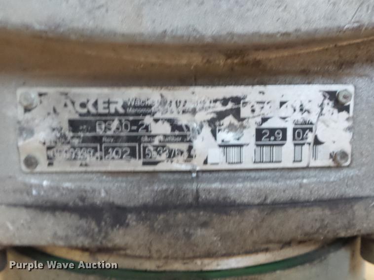 image for item CC9615 (2) 2005 Wacker BS60-2i compactors