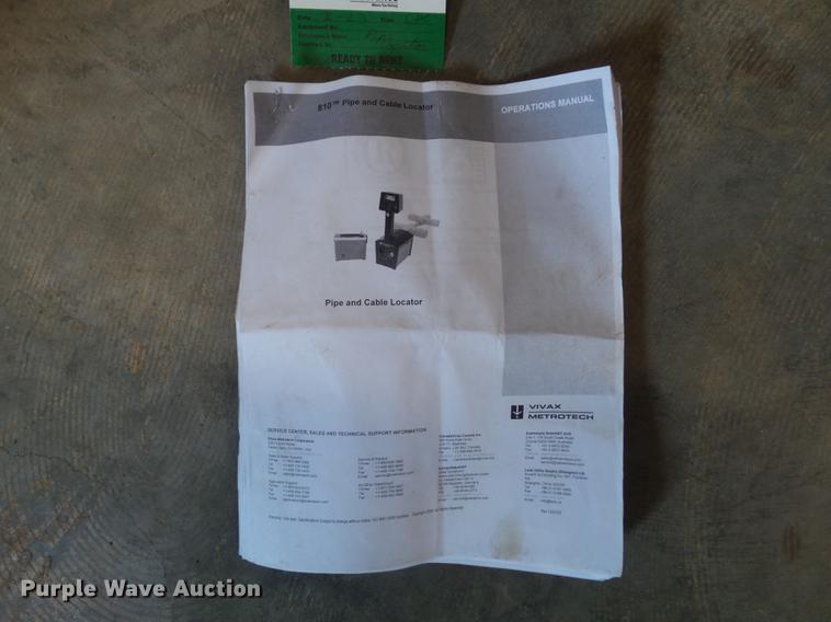 image for item CC9624 1991 Metrotech 810 utility locator