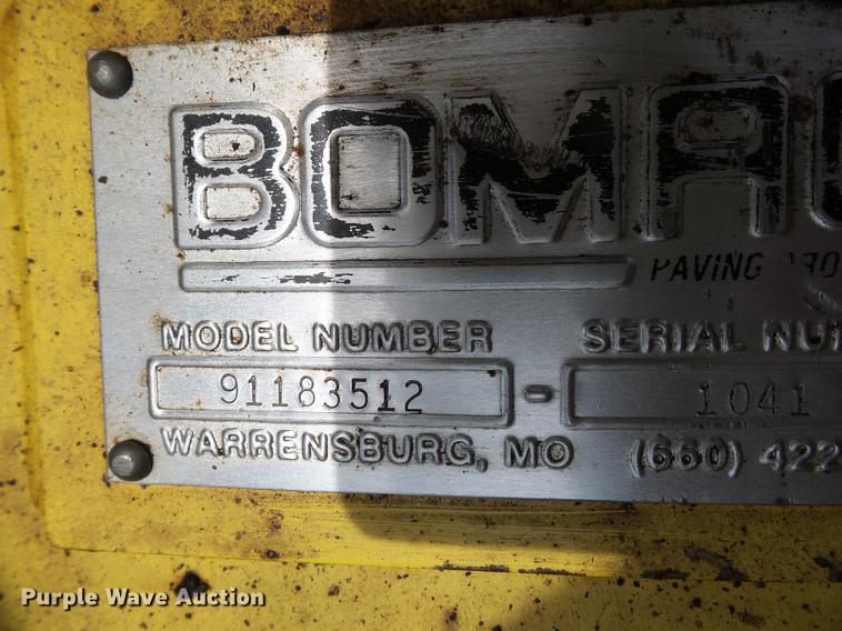 image for item DA2383 2006 Bomag 815-2 paver