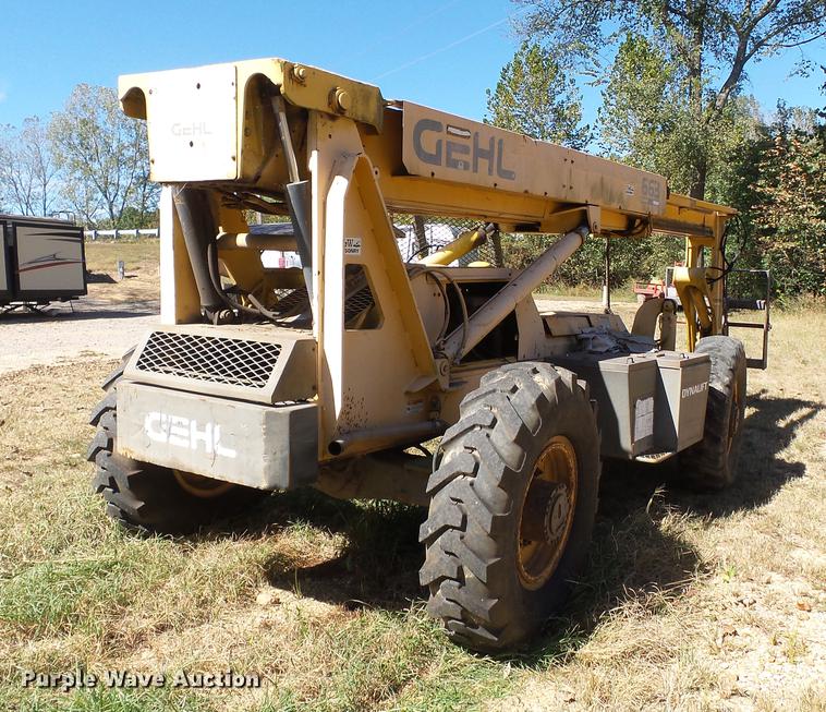 Gehl 663 telehandler in Glenallen, MO Item DA2400 sold Purple Wave