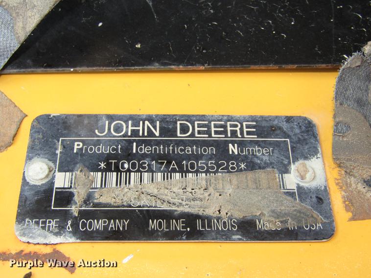 image for item DA3148 2005 John Deere 317 skid steer