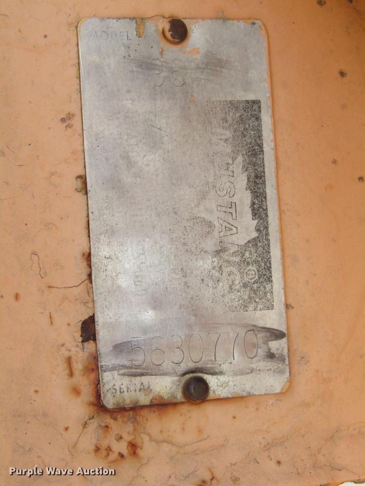 image for item DA3150 1995 Mustang 960 skid steer