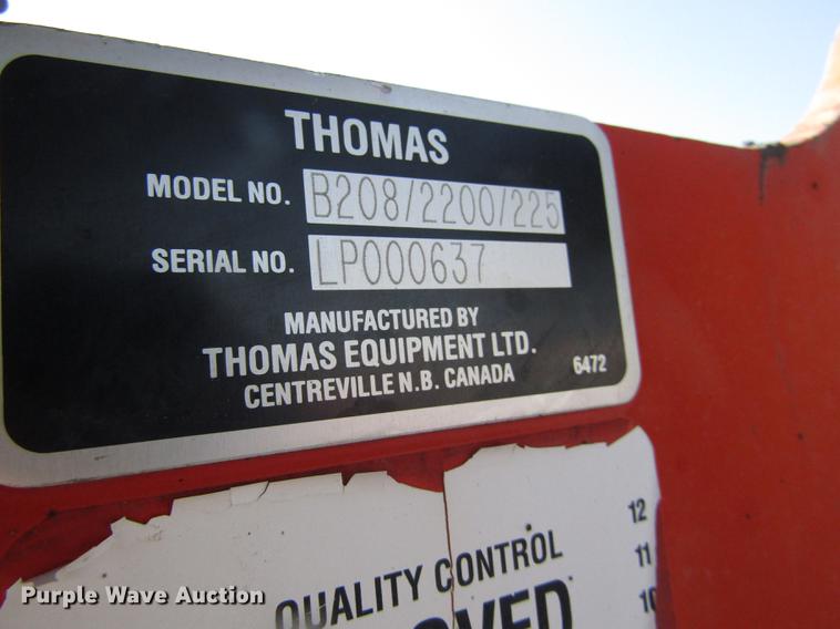 image for item DA3151 2002 Thomas Pro Tough 2200 skid steer