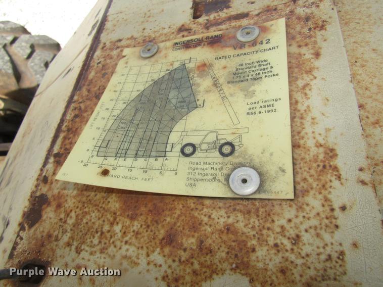image for item DA3154 Ingersoll Rand VR60B telehandler