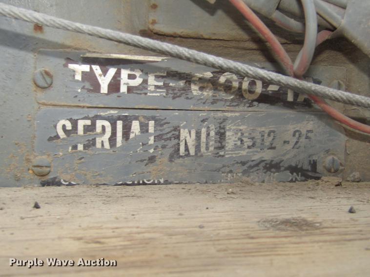 image for item DA3156 1966 BLH Lima 600TA crane