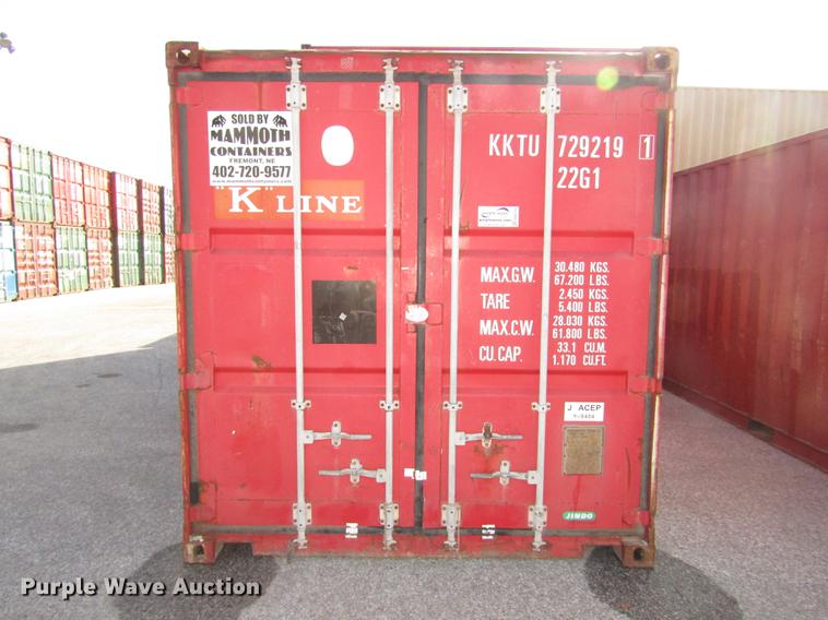 image for item DA3174 2002 K-Line container