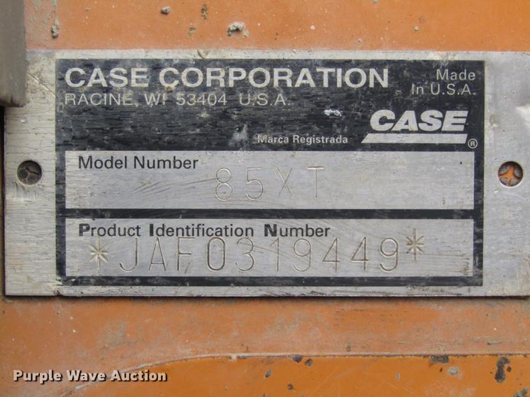 image for item DA3178 2001 Case 85XT skid steer