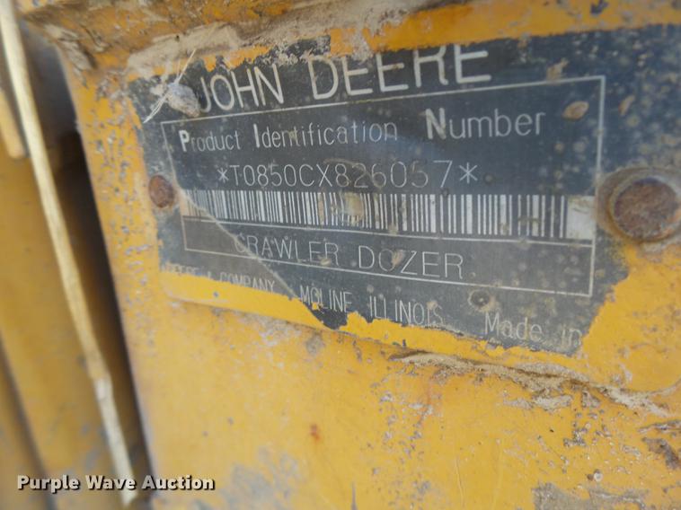 image for item DB1439 1997 John Deere 850C dozer