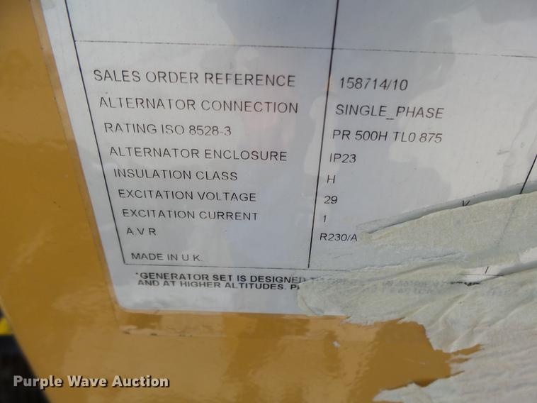 image for item DB1467 2005 Olympian generator