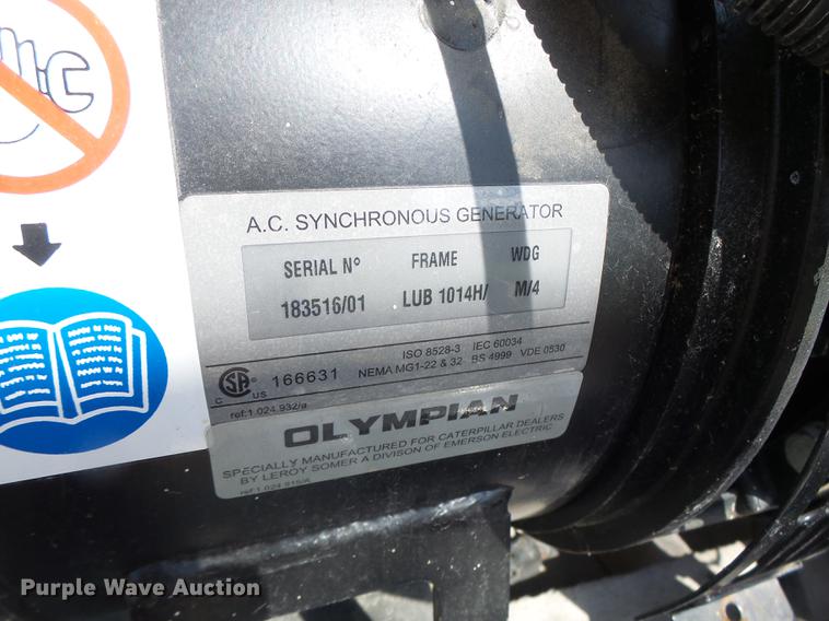 image for item DB1467 2005 Olympian generator