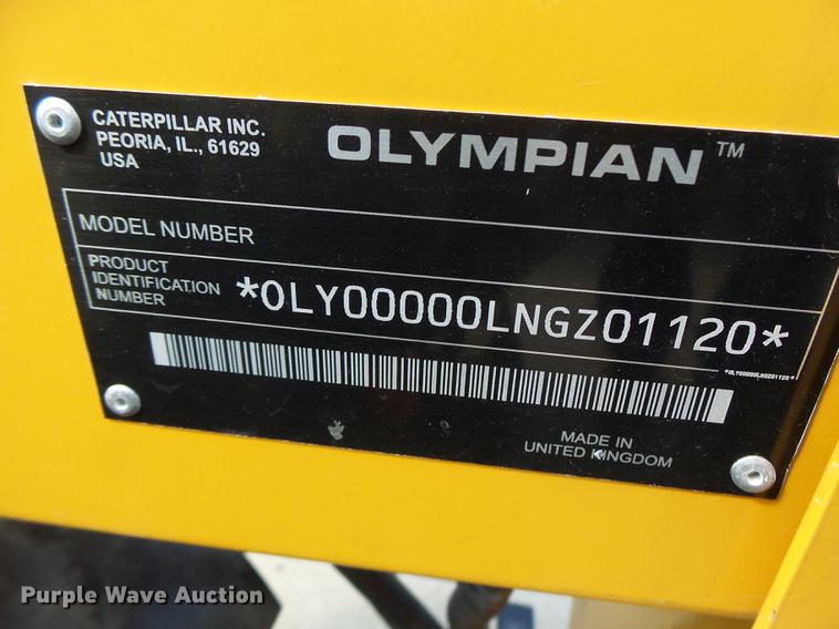 image for item DB1467 2005 Olympian generator