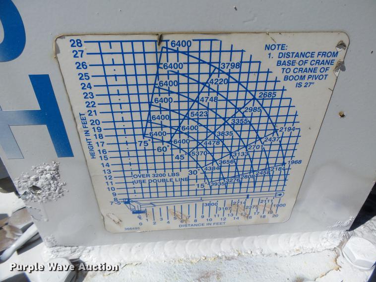 image for item DB1493 2003 GMC C4500 service truck with crane