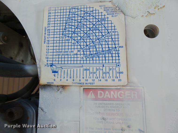 image for item DB1493 2003 GMC C4500 service truck with crane