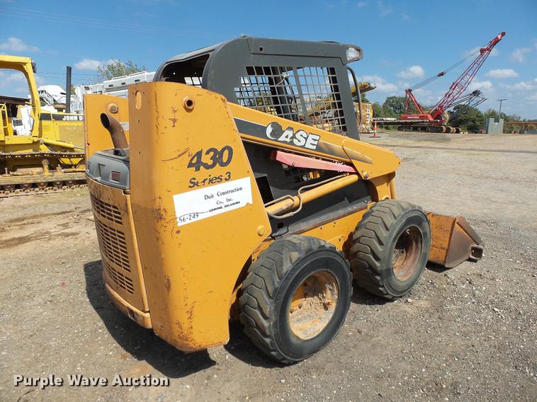 image for item DB4172 2008 Case 430 Series 3 skid steer