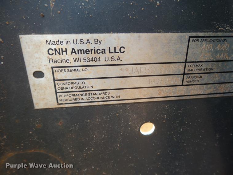 image for item DB4172 2008 Case 430 Series 3 skid steer