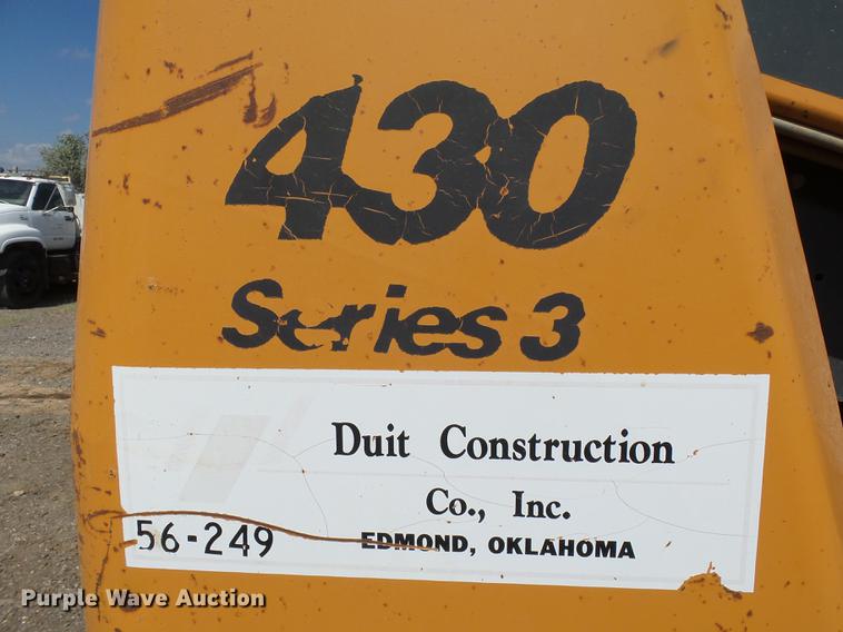 image for item DB4172 2008 Case 430 Series 3 skid steer