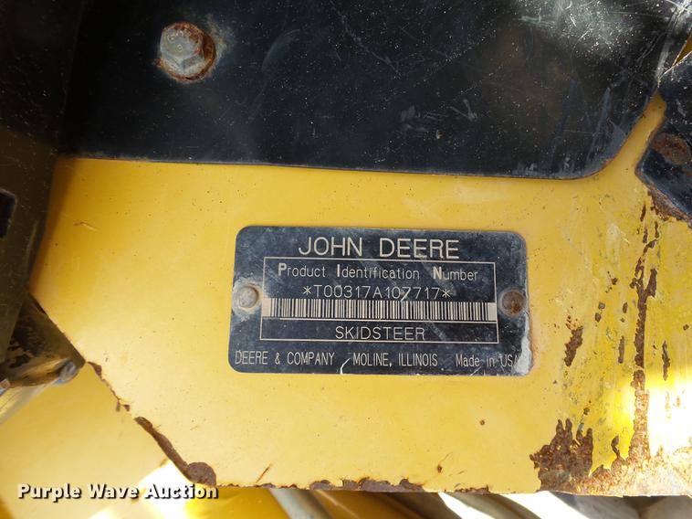 image for item DB4173 2005 John Deere 317 skid steer